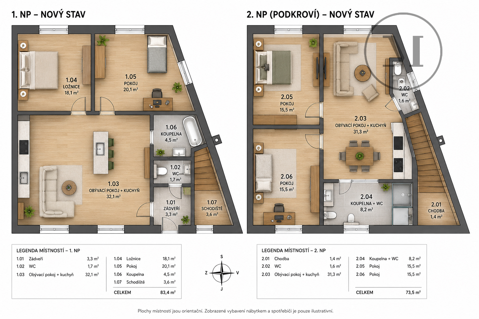 Dům o 2x BYTY - Nové Hodějovice , v rekonstrukci právě probíhající
