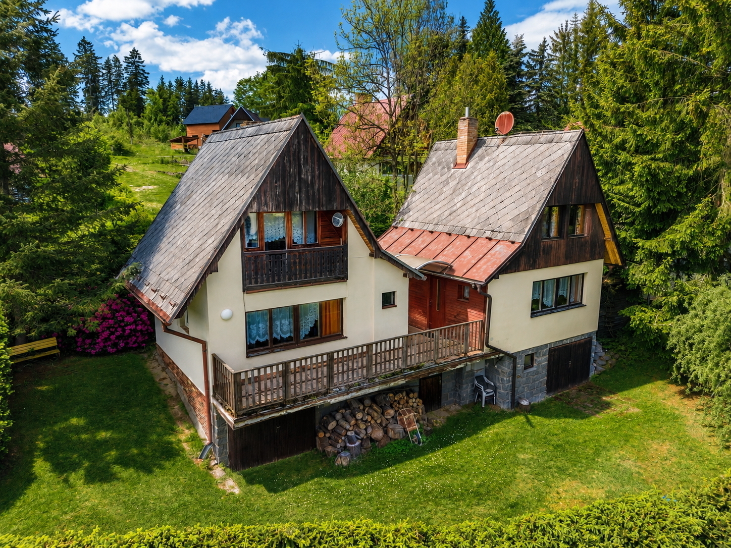 Dvojchata s výhledem na Lipno | Kobylnice